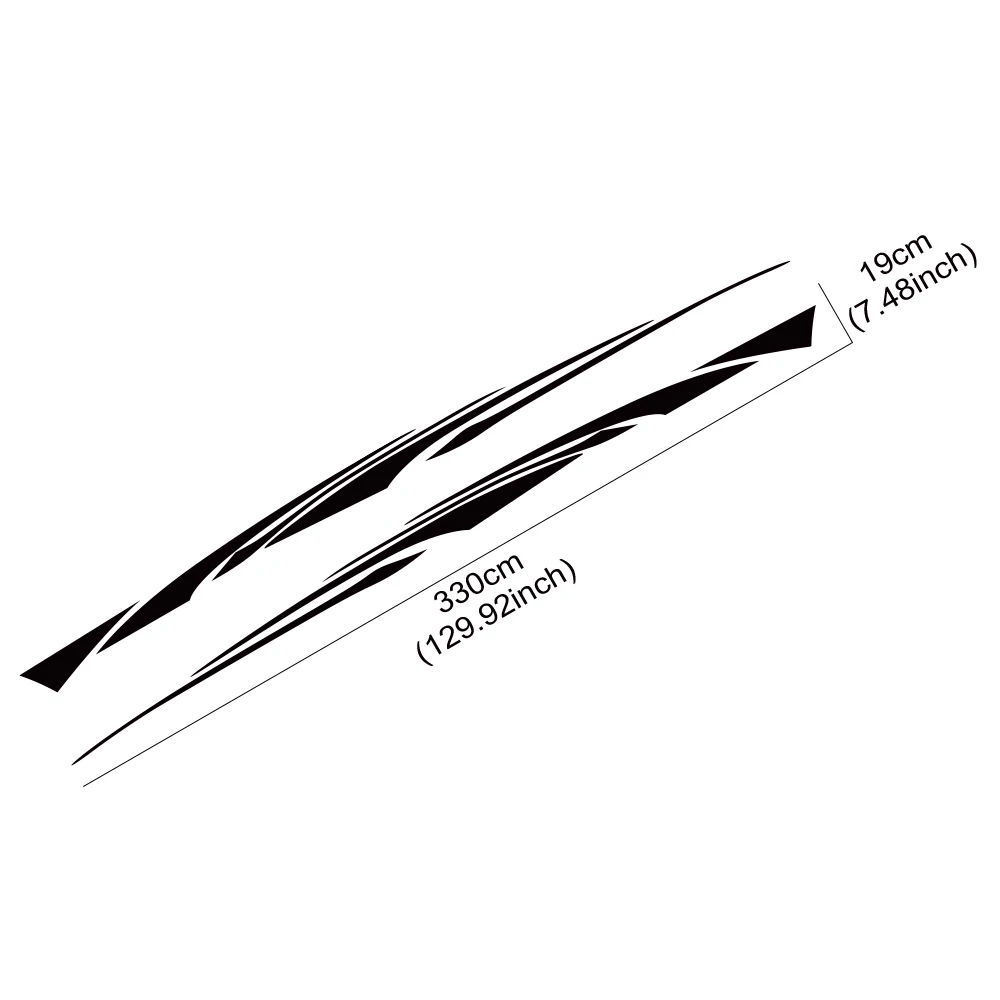 Racing Car Side Body Stickers For BMW 5 Series F10 G30 F90 M5 Sedan Sport Graphic Vinyl Decals Car Side Skirt Decoration Sticker view 5