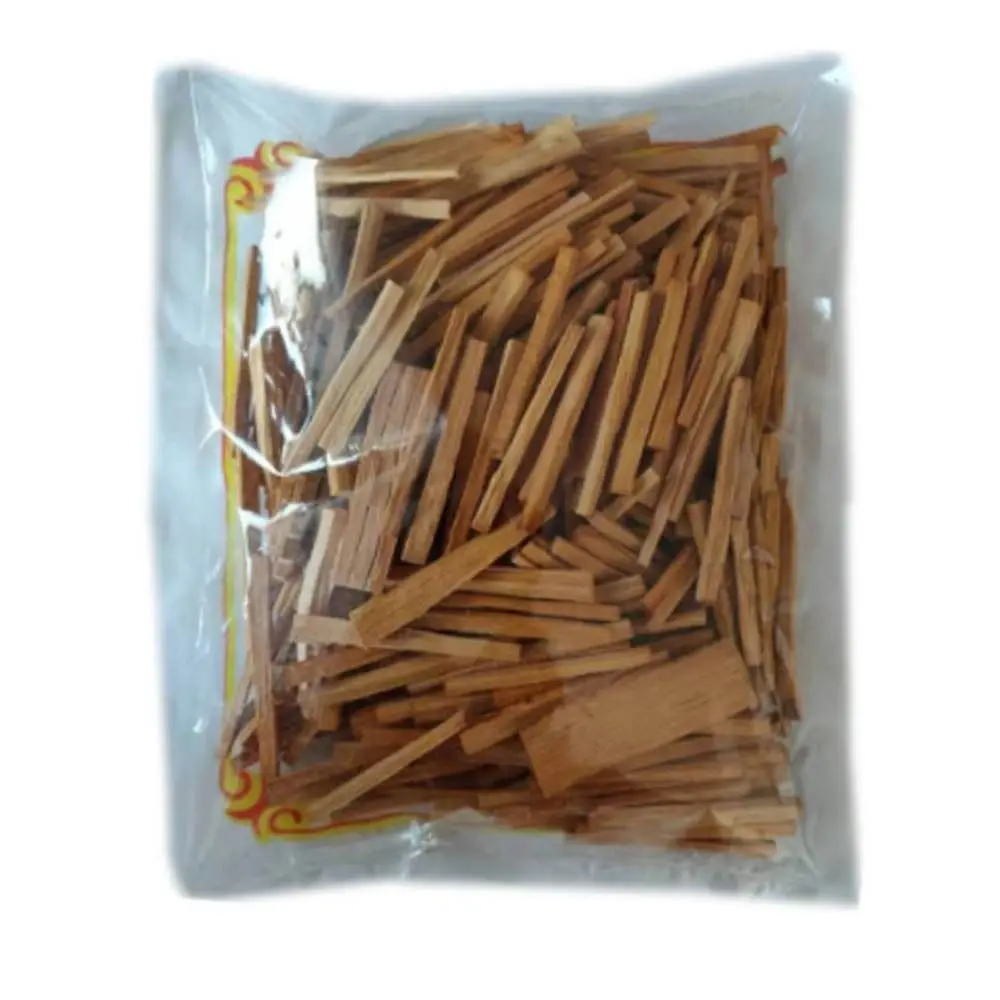 200g Natural Sandalwood Stick Incense Natural Hand Split Wood Strip Purification Treatment Meditation Stress Relief Aromatherapy