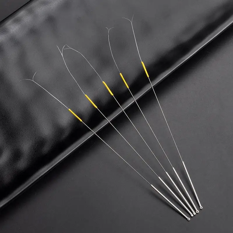 5 Pcs Professional Ear Picking Tools Set With Soft Feather Tips Stainless Steel Handles For Salon Home Ear Care Use