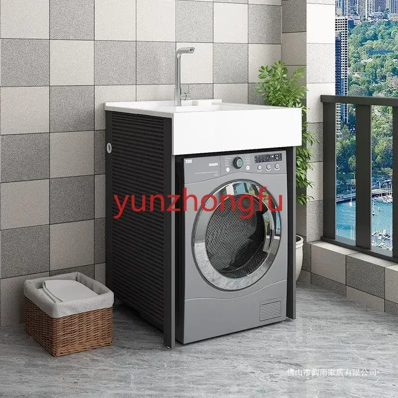 drum washing machine, companion washing pool slot, angle Small unit laundry cabinet combination, integrated basin combination,