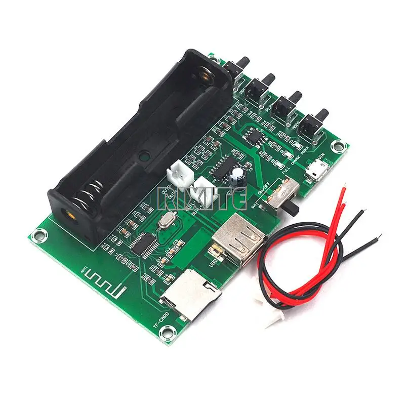 XH-A150 PAM8403 Bluetooth Amplifier audio Board 5W*2 Lithium Battery Singing Machine USB TF-Card Dual Channel Mini Speaker DIY