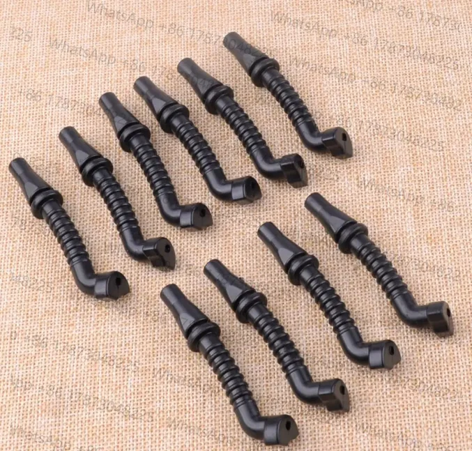 LETAOSK 10pcs Black Rubber Impulse Line Hose Tube Replacement 11281418600 Fit For 044 046 Ms440 Ms460 Chainsaw