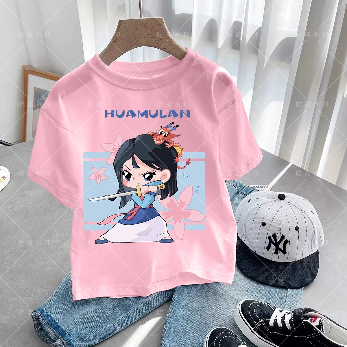 

Princess Cartoons Kawaii T Shirt Caricature Girl Clothes Disney Animated Summer 2024 Disney Kawaii Cartoons Princess Children's