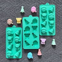 Molde de Silicona de Koalas Navideños