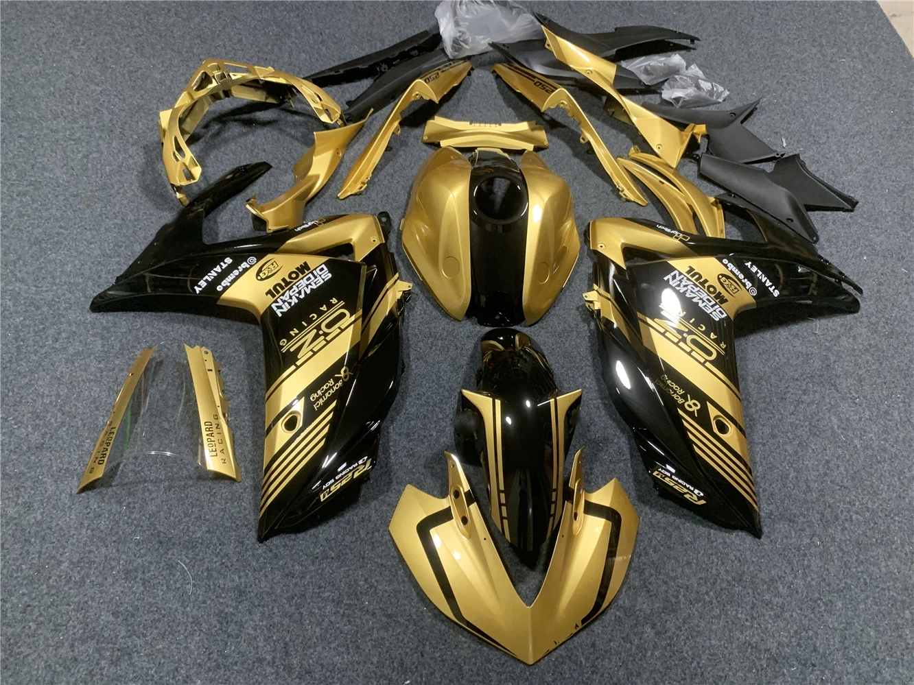 Motorcycle Fairing Fit R3 2015 2016 2017 2018 R3 15 16 17 18 Fairing Body Gold