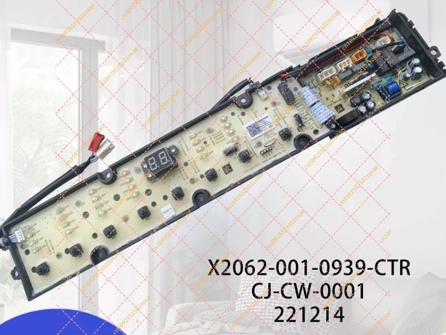 Original Washer Mainboard for XQB55-99062GU - CJ-CW-0001 Control PCB Circuit Board (Fits Part 221214 & X2062-001-0939-CTR)