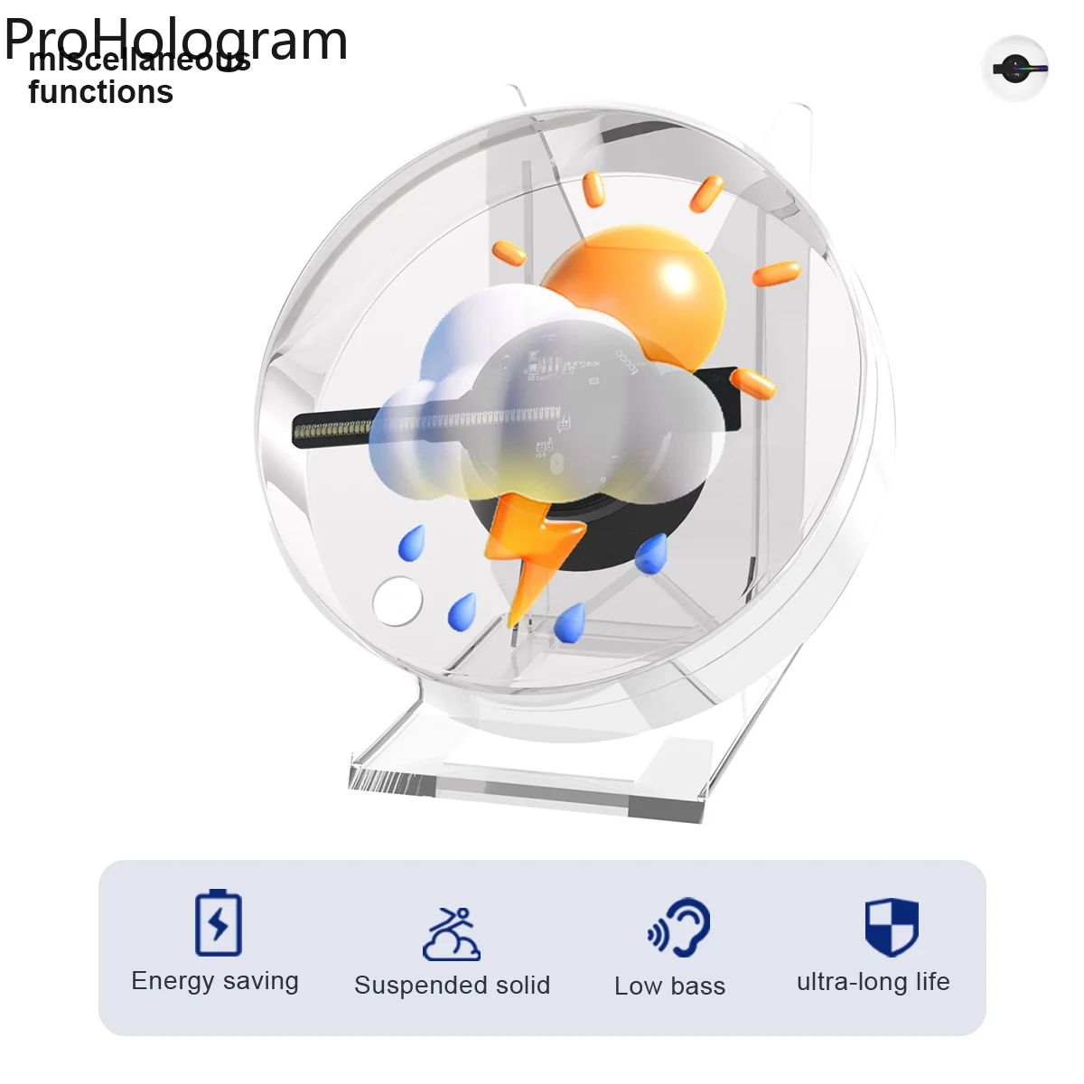 3D Holographic Fan Projector With Cover Support SD Card Remote Control Advertise Display Desktop 3D Fan Advertising Logo Light