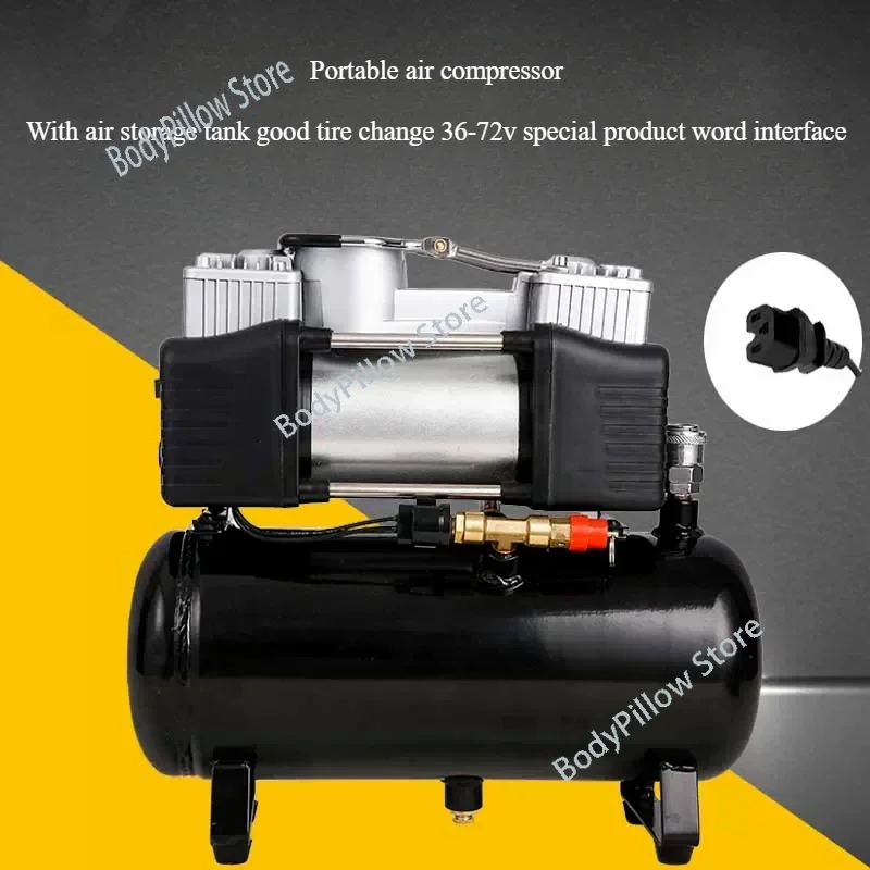 Electric pump 48v60v72v vacuum tire General 12V mini air compressor pump portable