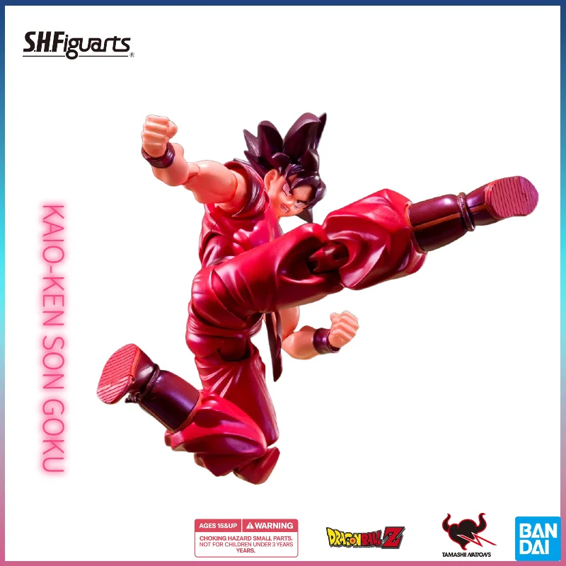 In Stock Authentic Bandai SHF Dragon Ball Z Namek Saga Kaio-ken Son Goku 1/12 Scale Collectible Action Figure 