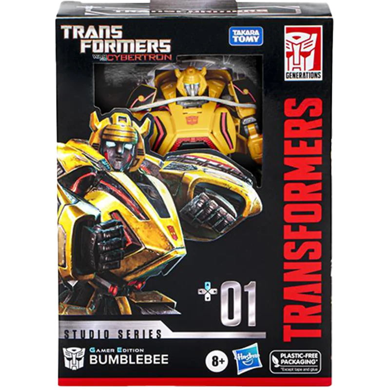 Takara Tomy Hasbro Transformers Toys WFC Series V Class GE-01-02-03 Rollbar Barricade Bumblebee Optimus Prime Convoy Figures