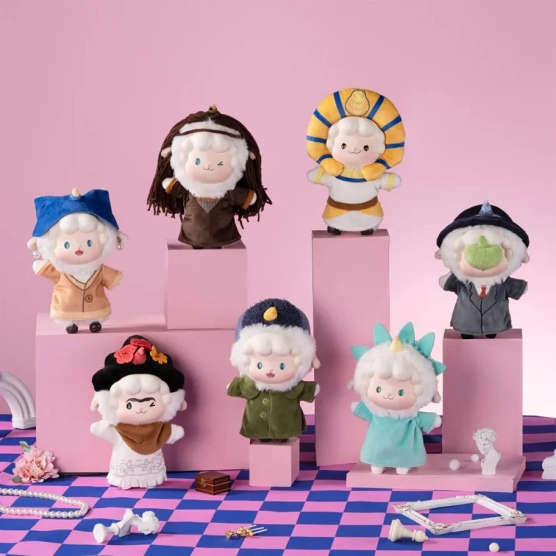 

Toptoy овечка Gyun Art Journey виниловая слепая коробка DIY куклы кулон Kawaii фигурка куклы игрушки модное украшение для девочки Рождественский подарок