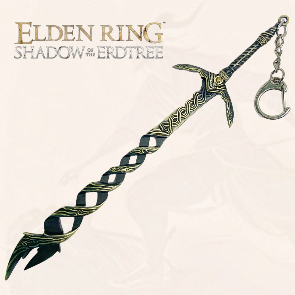 8.3inch Elden Godslayer Metalen Katana Zwaard Ninja Mes Originele Samurai Sabel Japanse Katana Sabel Cosplay Accessoires Prop Speelgoed