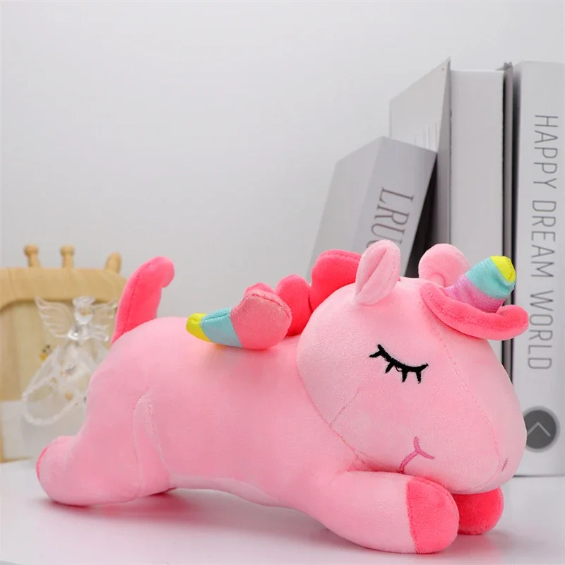 Unicorn Soft Plush Toys Cute Anime Stuffed Animal Lovely Unicorn Kawaii Sleeping Pillow Peluche Dolls Birthday Gifts for Kids