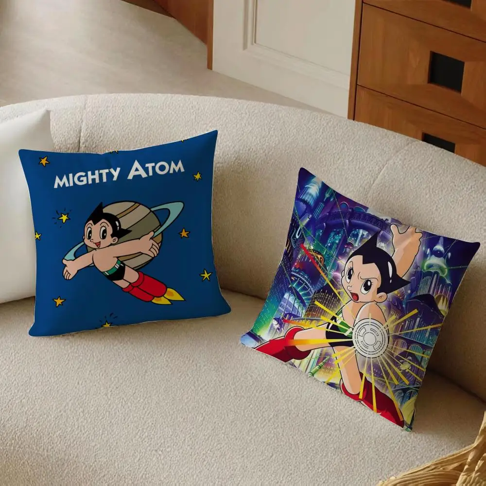 M-Mighty A-Atom Cushion Cover Daily Washable Linen Pillowcase Soft  for Sofa Bed Home Room Decor