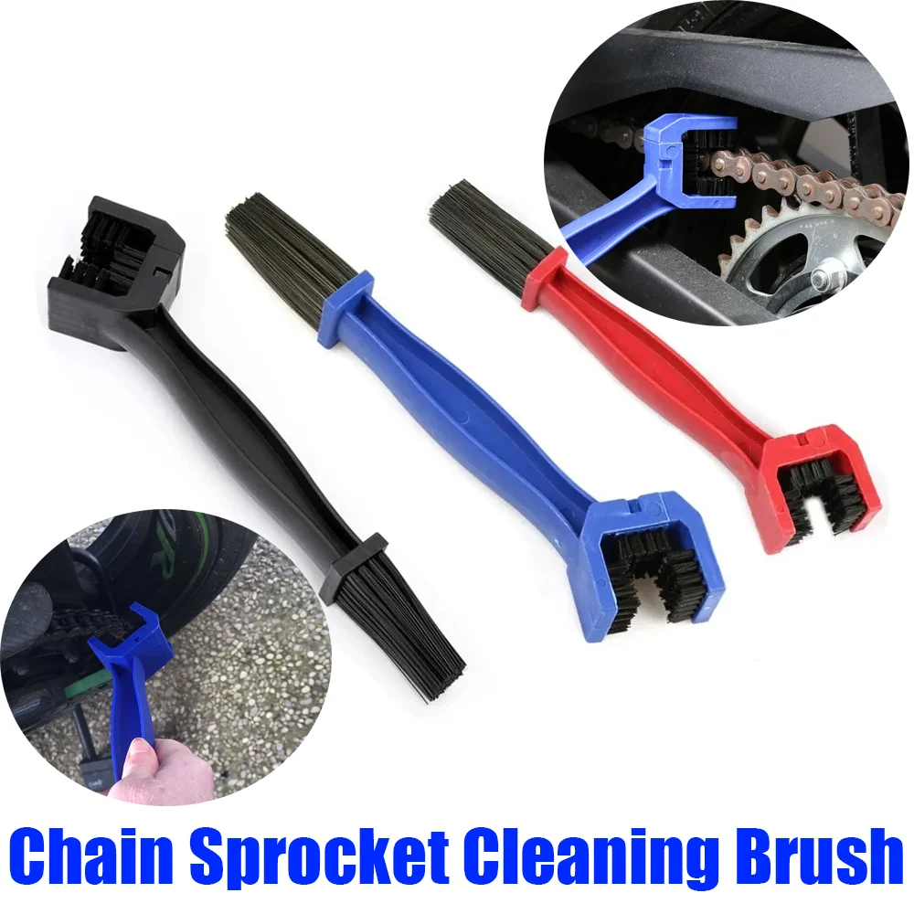 Motorcycle Accessories Chain Sprocket Gear Brush Cleaner Bicycle Brush Clean Chain Cleaning Outdoor Scrubber Road Care Tools