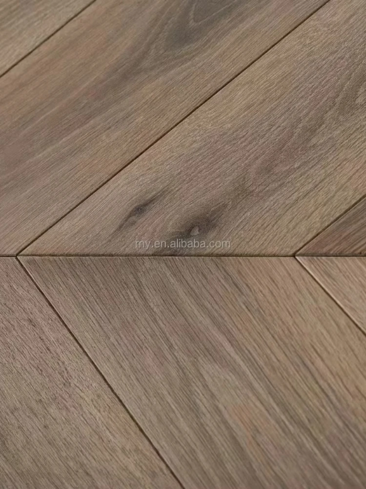 Lantai Kantor Kayu Parket Oak Modern Versi Khusus Kelas CD dengan Pewarnaan Reaktif dan Finishing Disikat