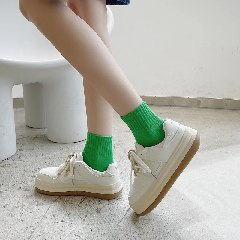 New Fashion Women Men Cotton Kawaii Sport Sock Spring Summer Female Male Casual Couple Socks For Women Men Dropshipping image 4