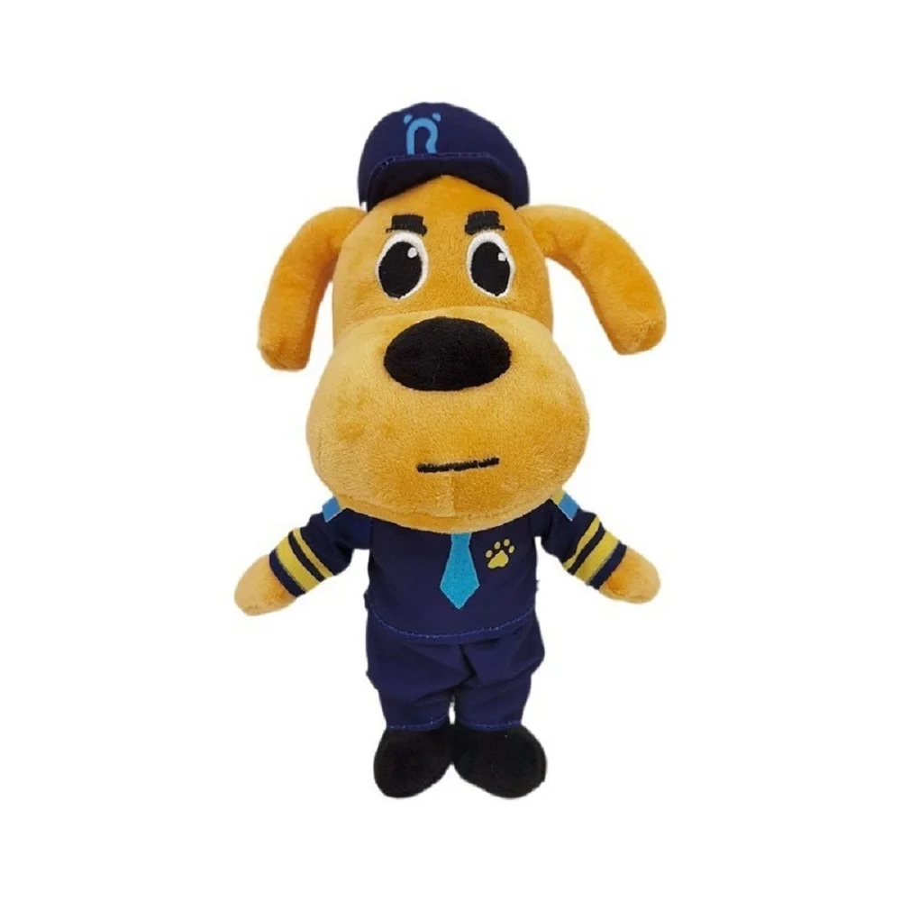 HEIßER Sheriff Labrador Hund Plüsch Spielzeug Sicherheit Sergeant Labrador Wolf Hund Cartoon Puppe Jungen Mädchen Weiche Angefüllte Spielzeug Kinder Geschenk