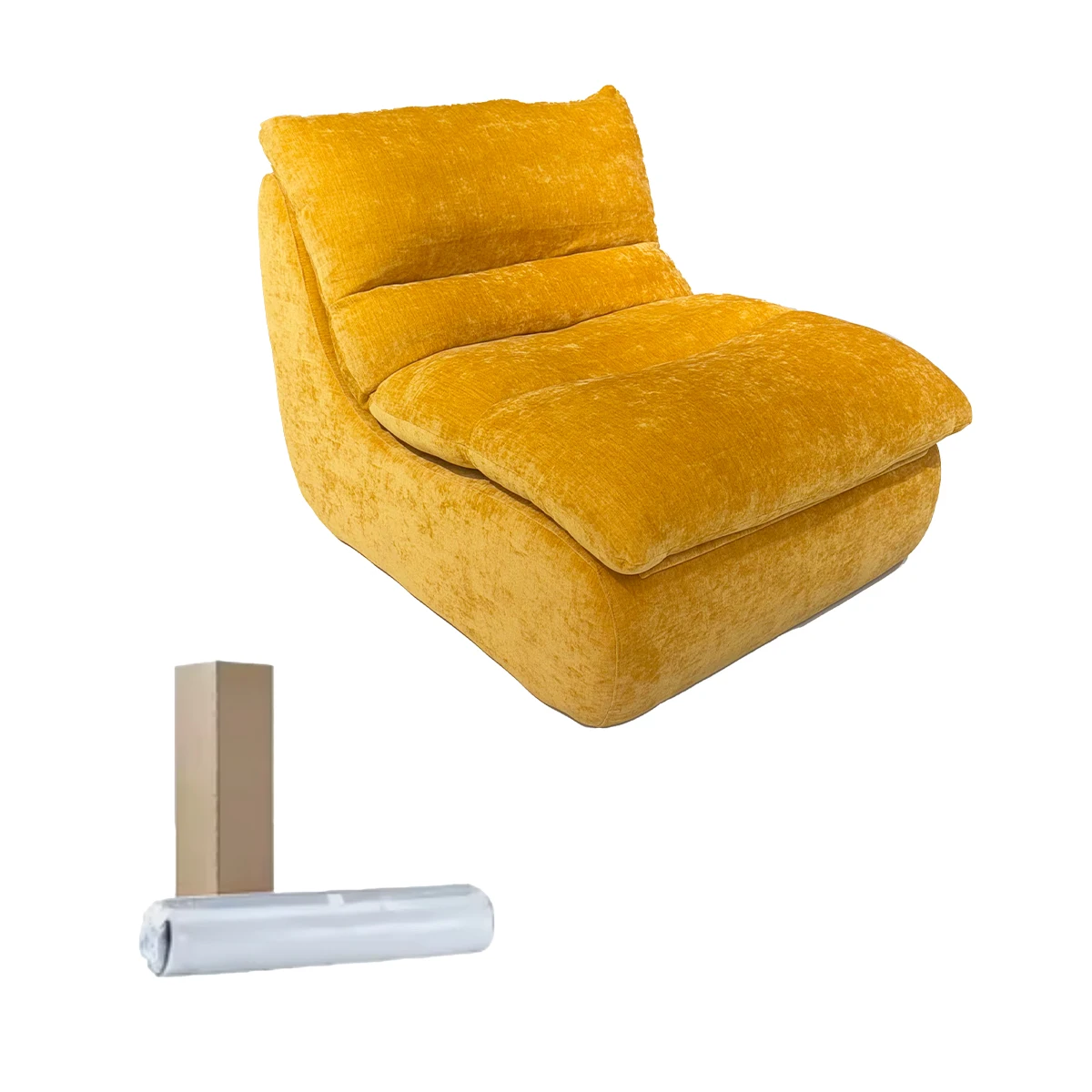 Coofull Foshan Manufacturer Direct Sales Cheap Compressed Vacuum Packaging Sofa Bed, Fashionable Home Compressed Sofa