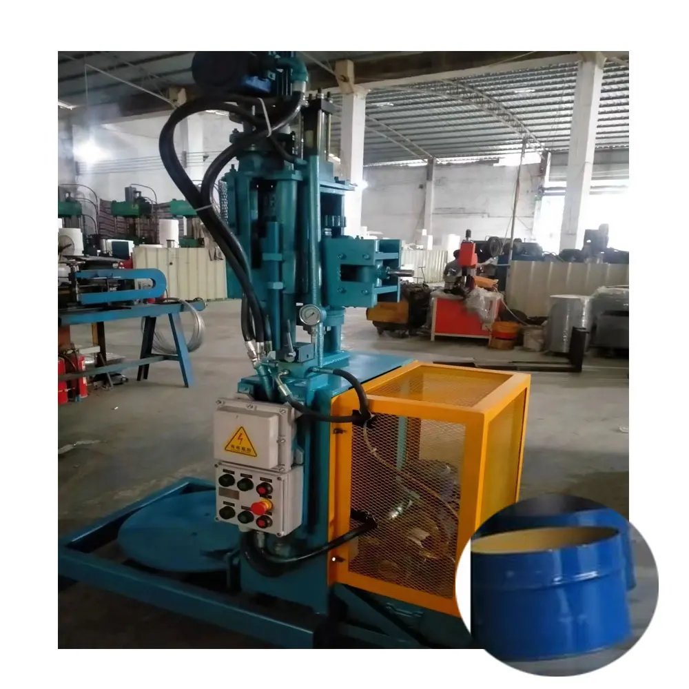 160 explosion-proof vertical oil drum cutting machine Hydraulic and pneumatic lifting cover cutting machine