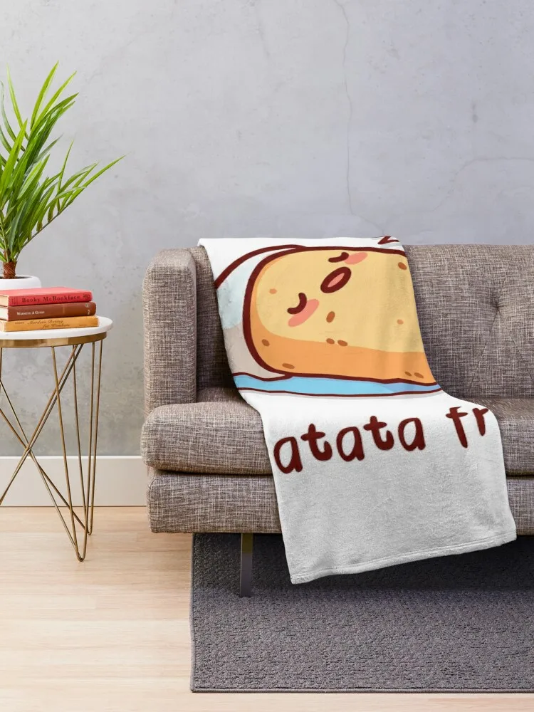 French fry Throw Blanket Soft anime Luxury Blankets