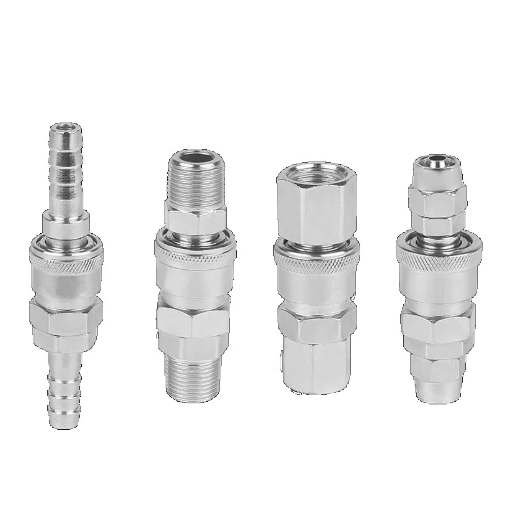 C Type Pneumatic Quick Connector Set, SP PP SF PH SH PM SM Air Hose Fittings Air Compressor, Self-Locking Quick Release Coupler