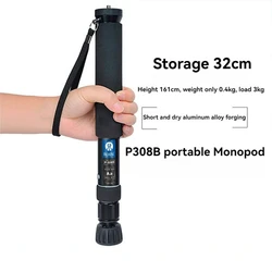 Camera Monopod 5-Section Height Aluminum Monopod Lightweight Portable Cameras Accessories For Nikon Canon Leica