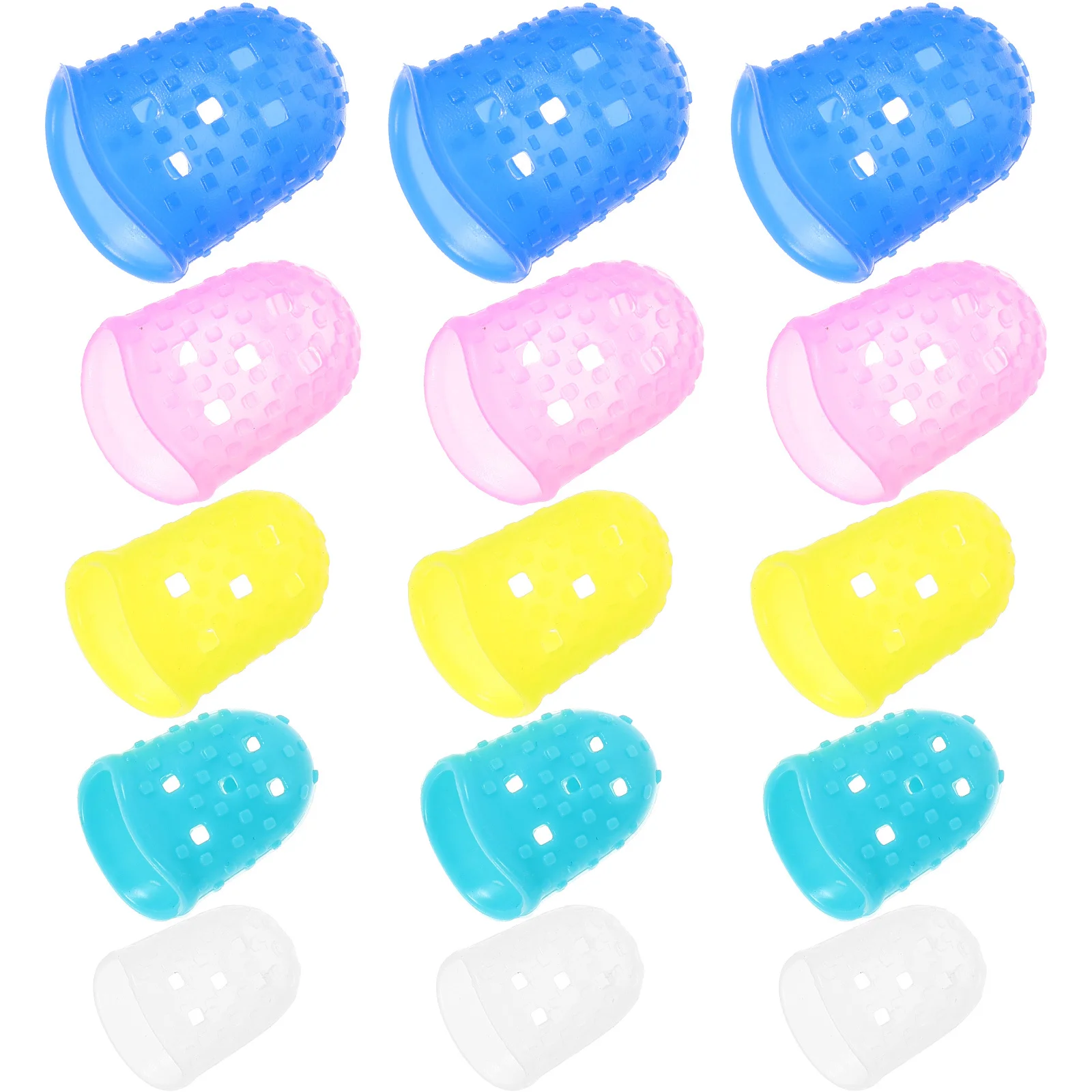 기타 연주용 실리콘 손가락 보호대 20개 논슬립 손가락 캡 보호용 안전 유연한 기타 손가락 커버