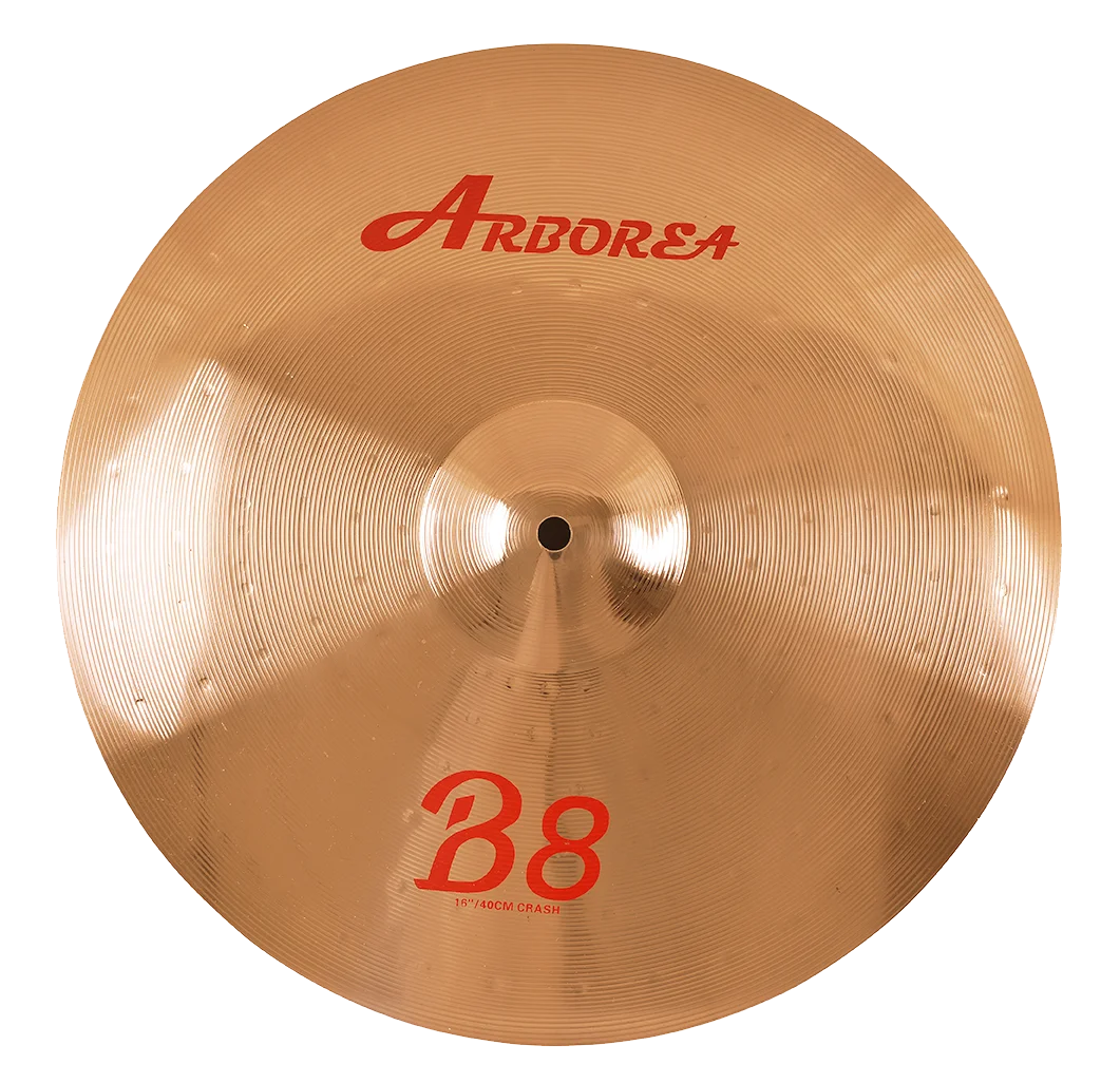 ARBOREA B8 CYMBAL One Piece of Crash 16'' Practice Cymbals For Drummers