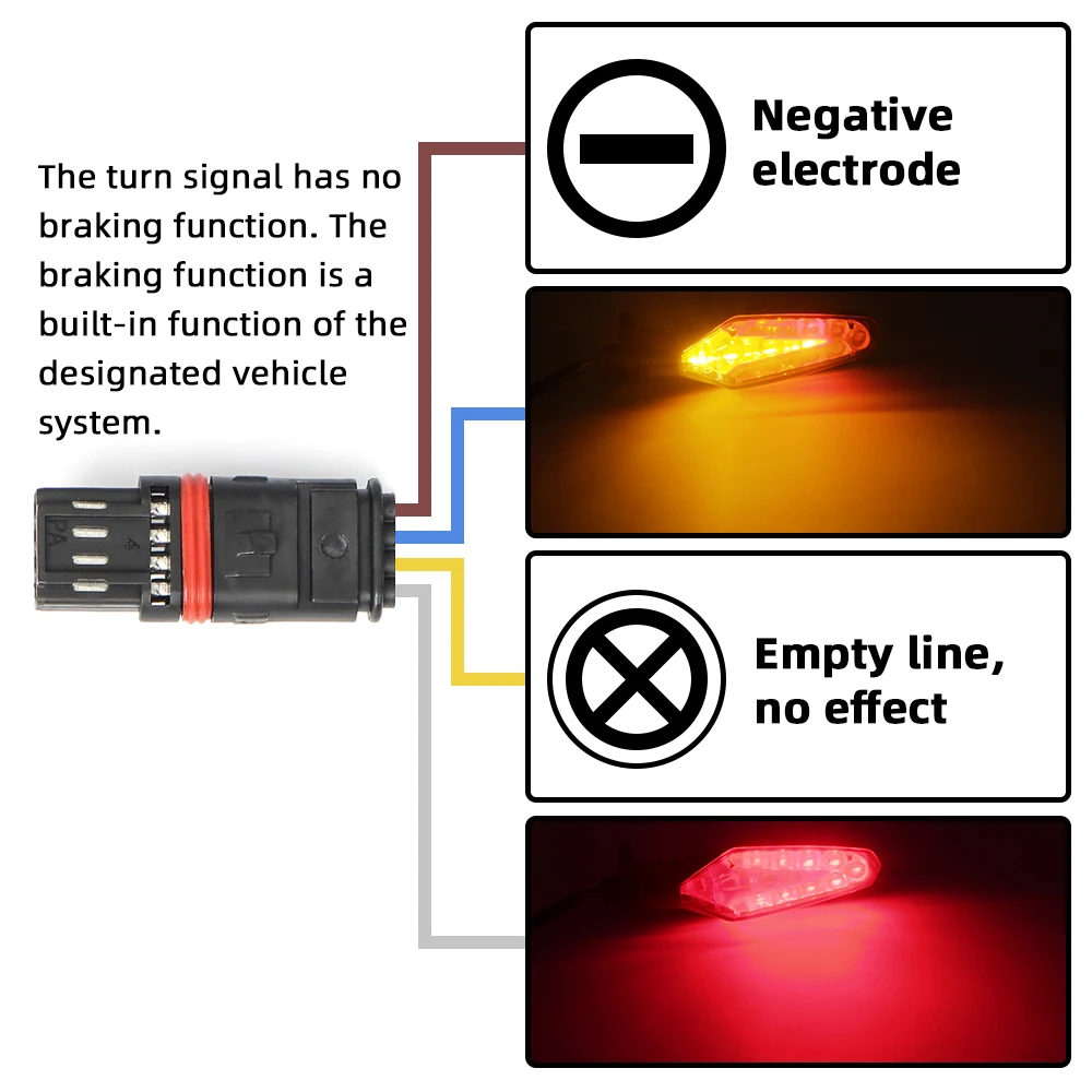 Motorcycle LED Turn Signal Light For Bmw S1000rr 2022 R1250gs Adv S1000xr S1000r M1000rr S 1000 Rr Xr Indicator Rear Brake Lamp