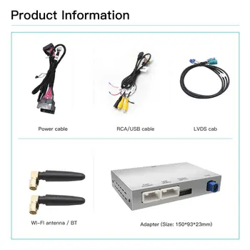 適用於賓士S-ClassW222 W217 NTG5.0 2014-2018的無線CarPlay,支援Android Auto、Mirror Link、AirPlay和CarPlay功能 10 最佳銷售 賓士W217 - №6