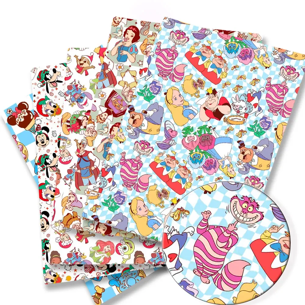 Tkanina disney 140x50CM Kreskówka tkanina bawełniana Patchwork Tkanina Kid Home Tekstylia do szycia Sukienka dla lalek Zasłona Tkanina bawełniana