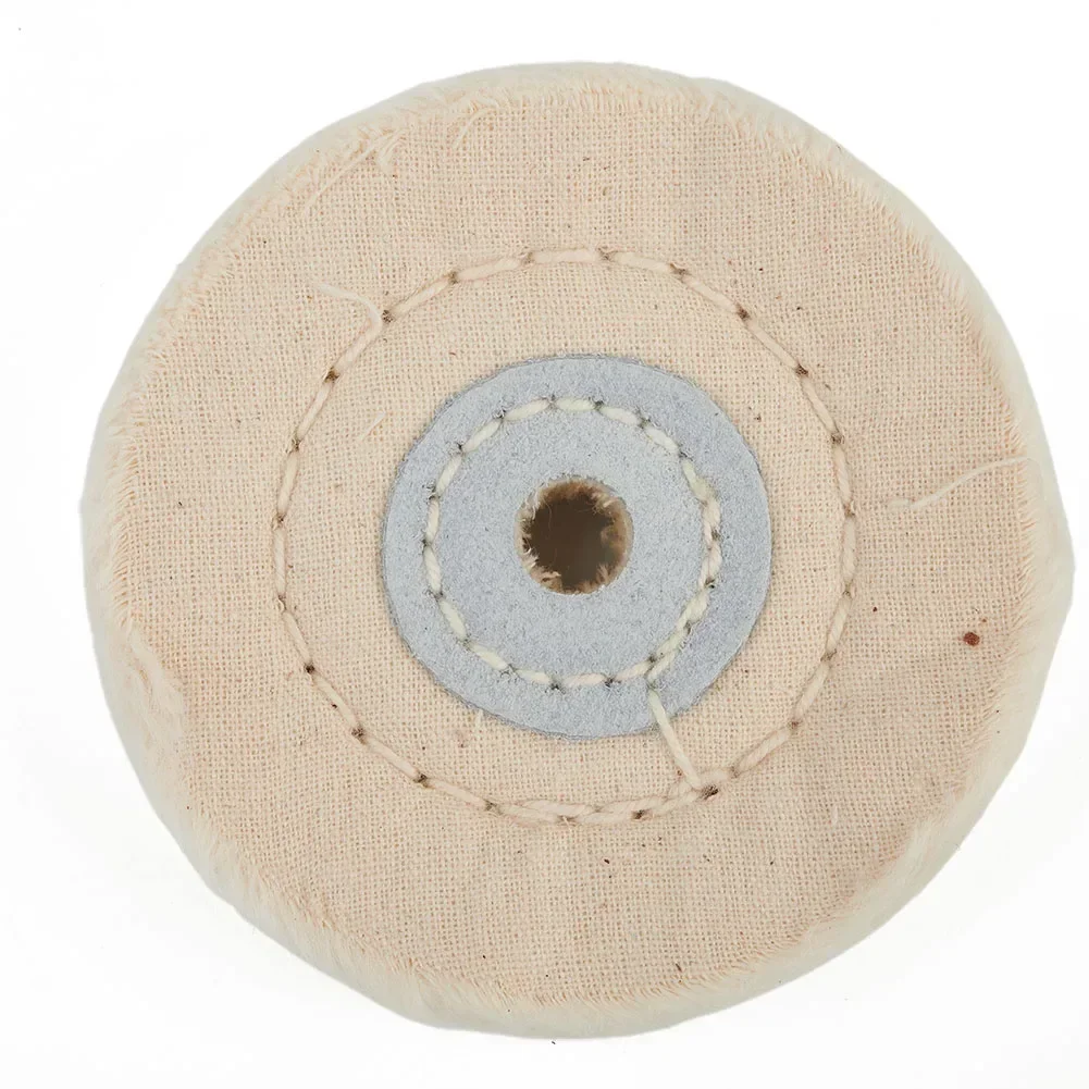 

1pc Buffing Polishing Wheel Cloth Diameter 76mm/3inch Inner 10mm/0.4inch Thickness 12mm/0.47inch For Rotary Tool Grinder Pad