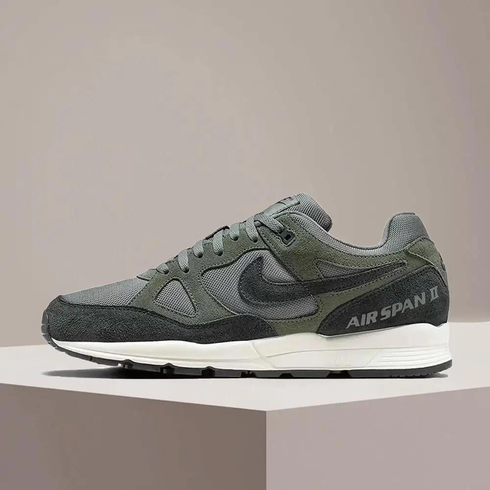 Nike Air Span II Classic Retro Design Slip-Resistant, Durable, Comfortable Support Everyday Athletic Shoes BQ6052-300