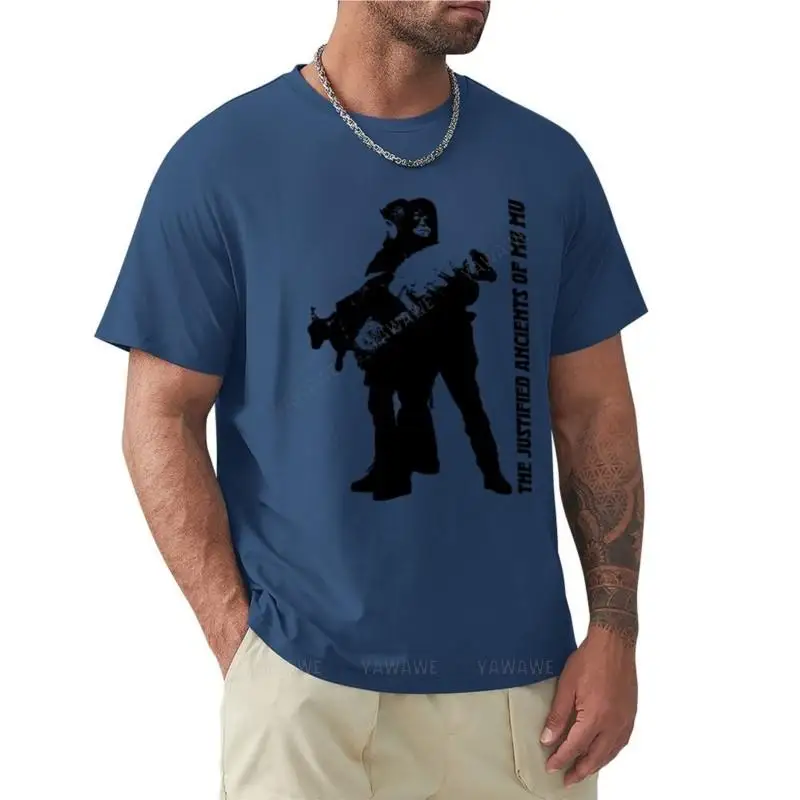 جديد وصول موضة الوزن الثقيل رائجة البيع Klf مبرر القدماء من Mu Mu تي شيرت تي شيرت قصير الأولاد الأبيض تي شيرت أنيمي جلطة #5