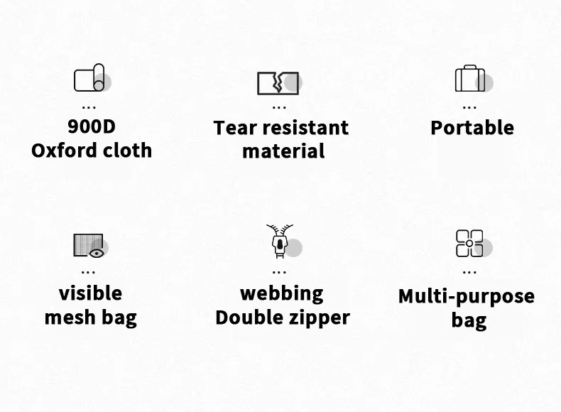 Kategorien-Organisierte Tasche, Outdoor-Werkzeugtasche, Erhältlich in Großen, Mittleren und Kleinen Größen, Hergestellt aus Strapazierfähigem Material – Detail 2