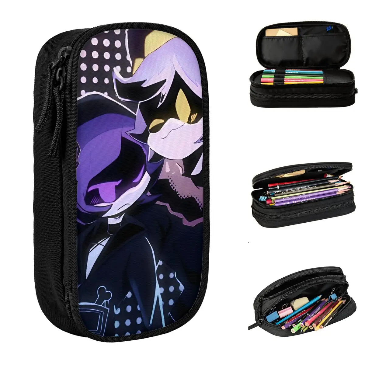 

Murder Drones Uzi Doorman Pencil Case New Tv Series Pen Bags for Student Big Capacity Students School Zipper Pencil Pouch