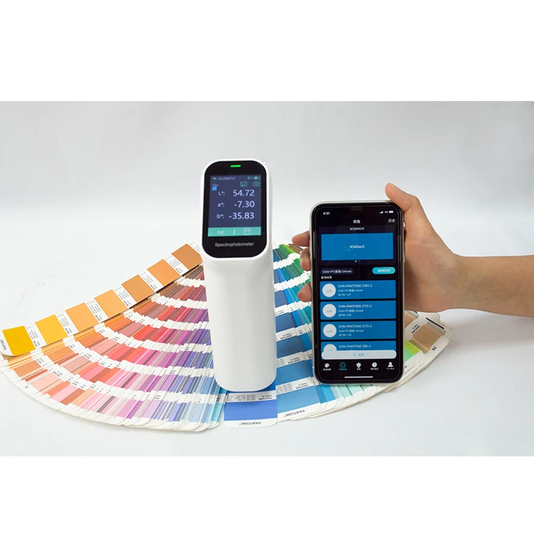 

Колориметр-спектрофотометр DS-420 (2026) для измерения черноты, стойкости цвета, оттенка, плотности цвета (CMYK), Milm, Munsell, непрозрачности, цветовой стойкости