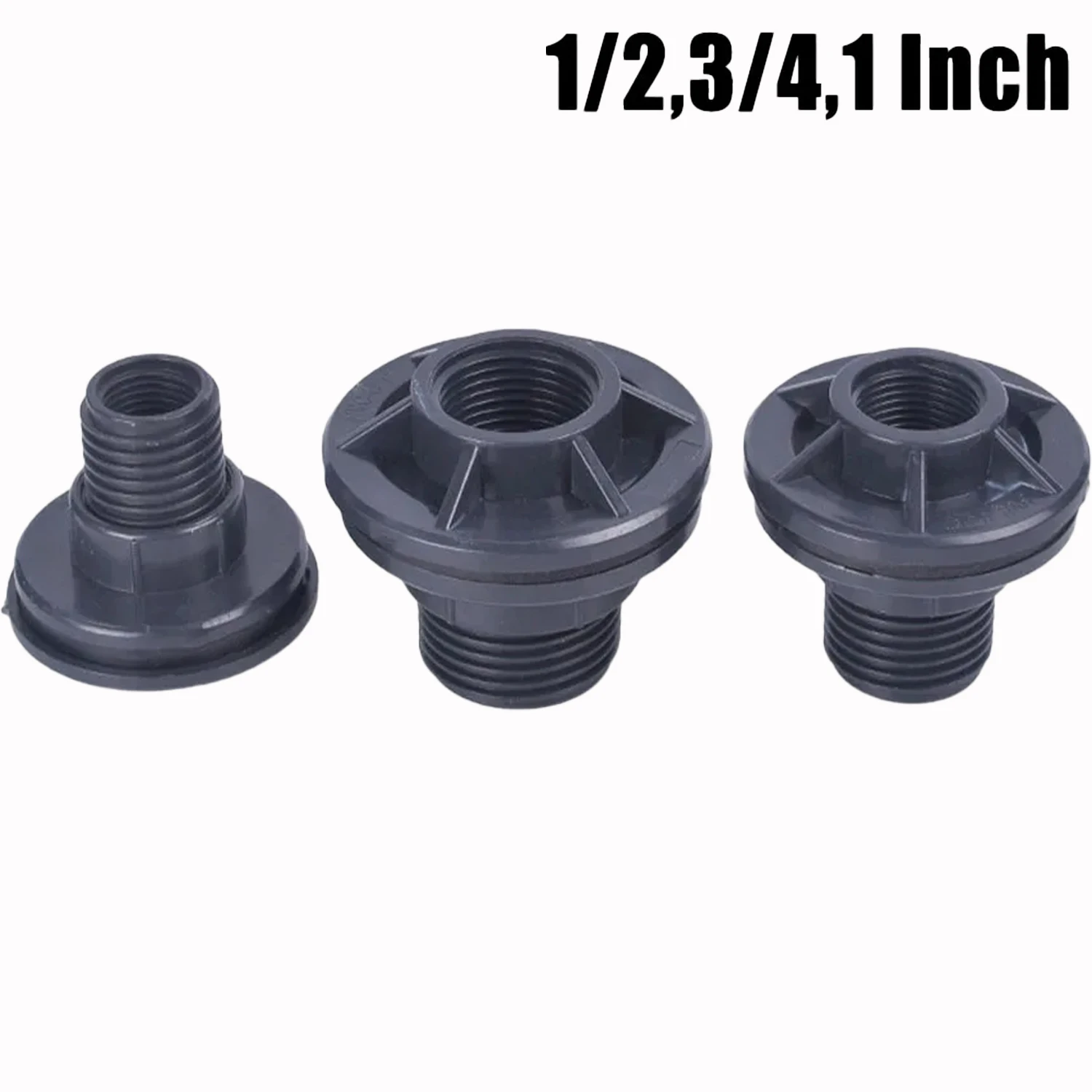 2PCS 1/2, 3/4, 1 Inch UPVC Double Female Thread Water Tank Joints Garden Irrigation Accessories Fish Tank Connectormidea portasp