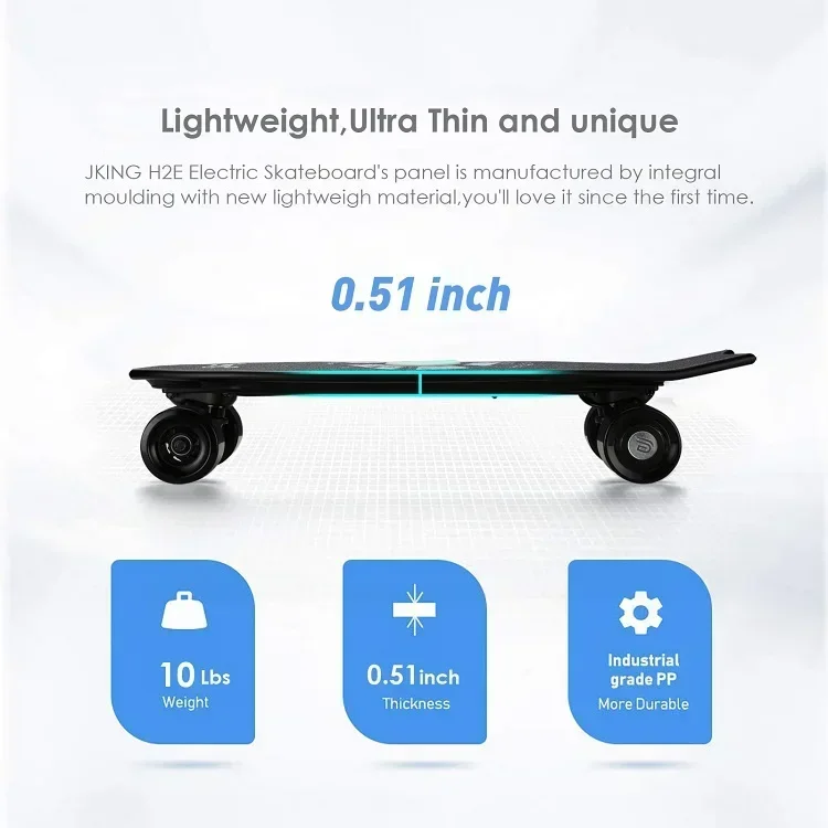 Custom Colorful Led Lights Mini Fish Board Electric Skateboard With Mini Cruiser Wood Skateboard All Terrain Electric Skateboard