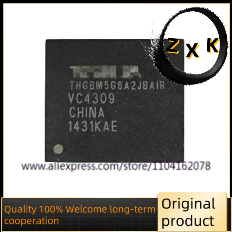 THGBM5G6A2JBAIR new chip EMMC 8G 4.5 version BGA153 ball