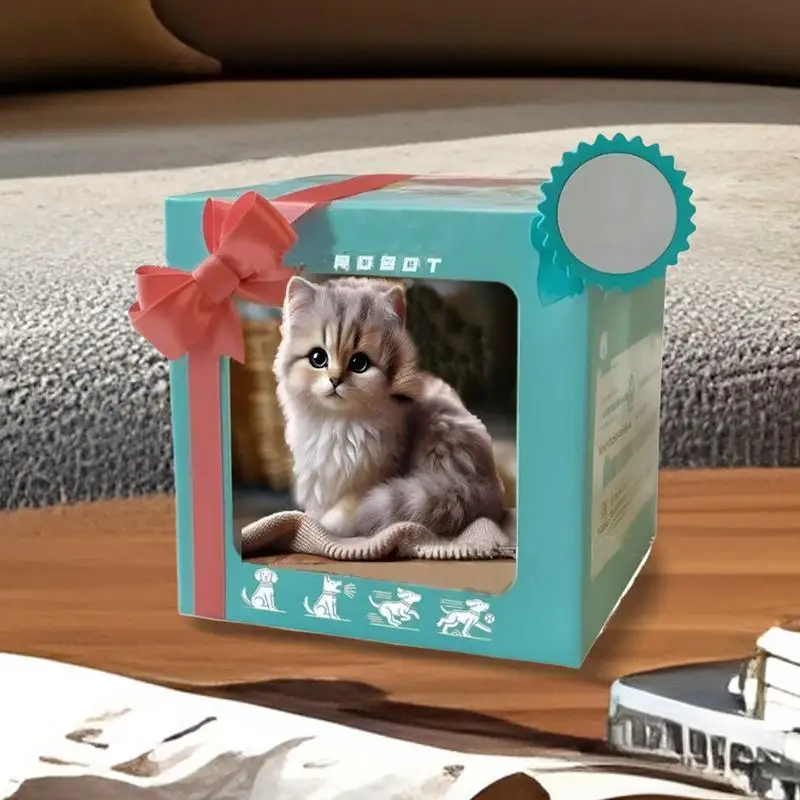 لعبة القط الروبوتية للقطط للأطفال، لعبة عاطفية روبوتية تفاعلية محشوة واقعية للبالغين والأطفال والبنات وكبار السن للاستخدام الداخلي