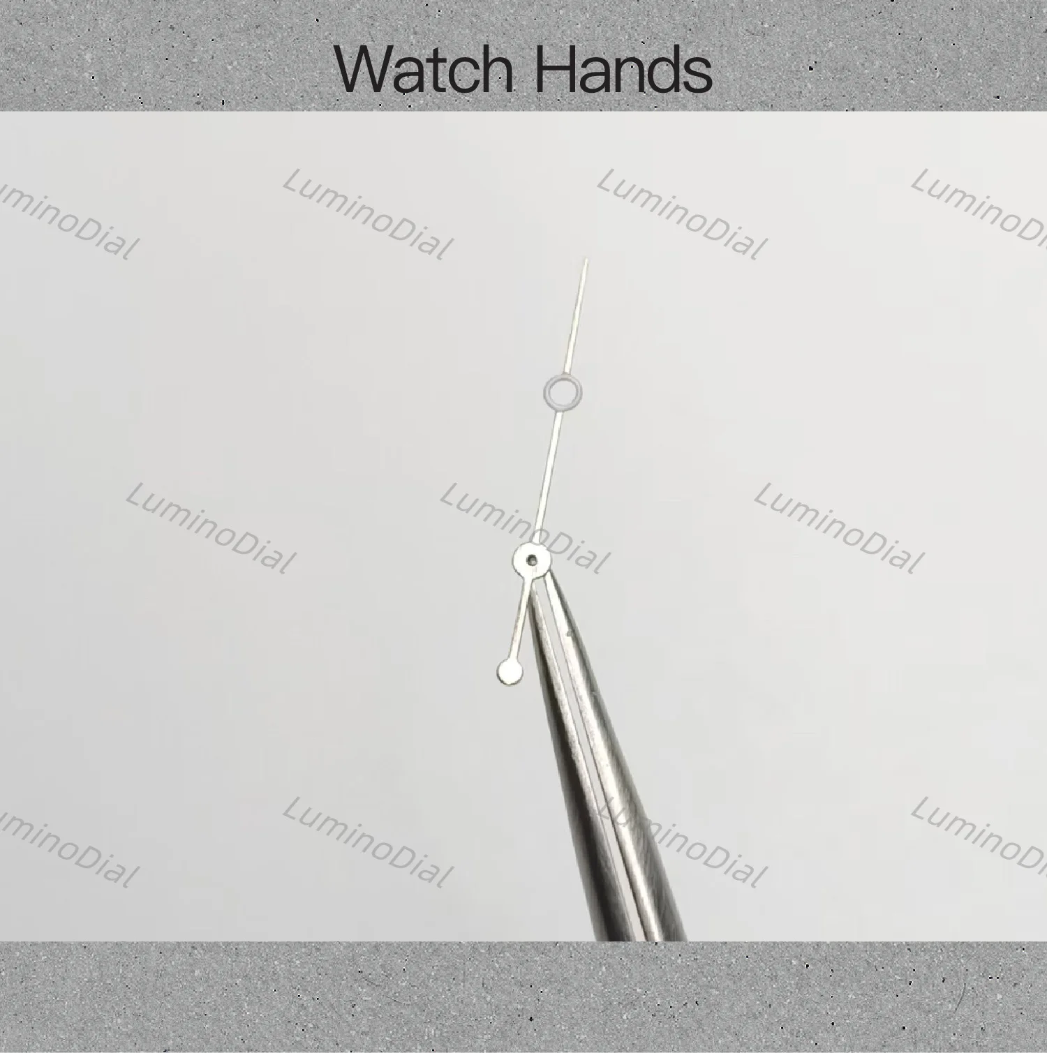 Luminous Watch Hands 8*12*12.5mm Silver Watch Accessories for NH35/36/2824/2836/8215/8205 and so on