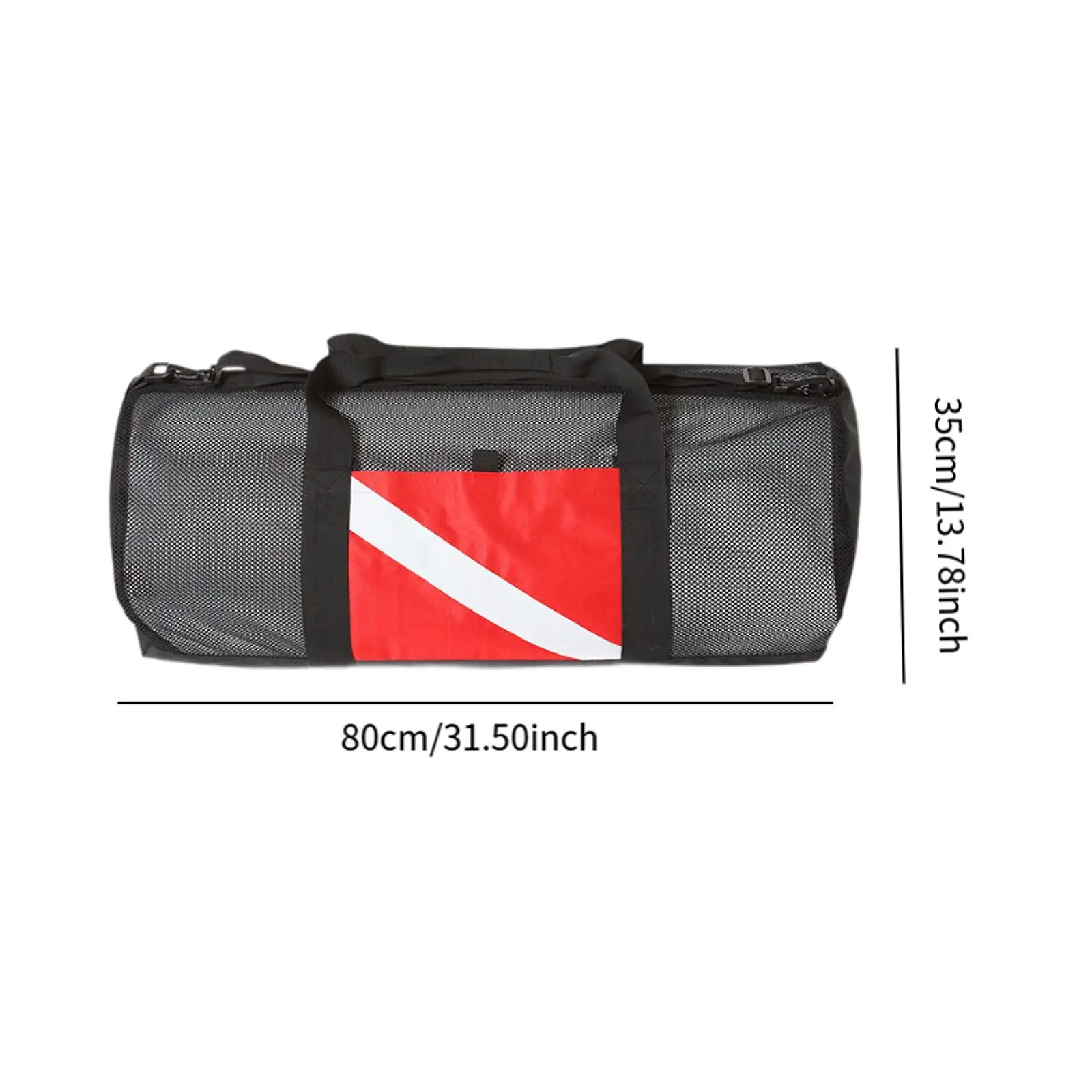 Bolsa de lona de malha Bolsa de nylon para equipamento de mergulho para barbatanas subaquáticas de snorkel