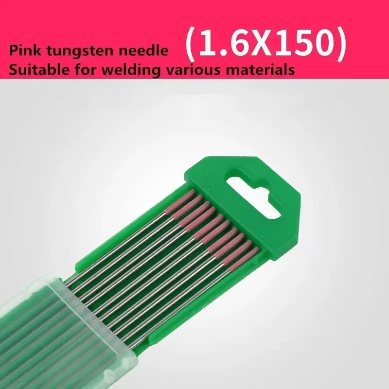 

10Pcs for AC Tig Welding Pure Tungsten Electrodes WP Pink Tip 1.0/1.6/2.0/2.4mm