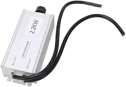 Motor Speed Controller, 2.2KW 3 Phase Aluminum Alloy 380V Variable Electronic Speed Regulator for Purification Axial Fan