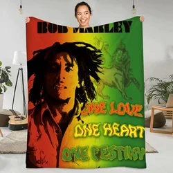 Bob Marley Reggae Music Nap Blanket Cobija Plaid on The Sofa Luxury Cover Blankets for Adults Bed Bedspreads Bedspread Throw