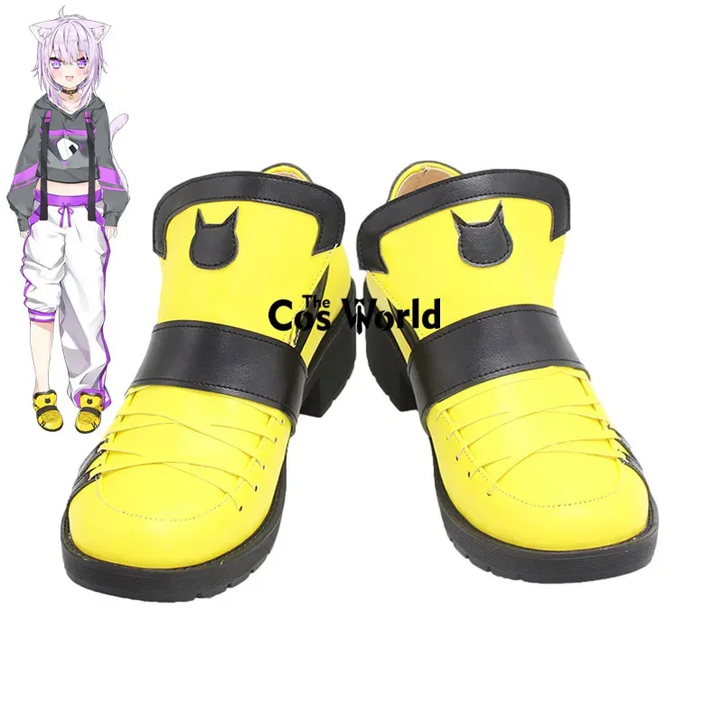 

Виртуальный YouTuber VTuber Hololive Nekomata Okayu Аниме Обувь для косплея на заказ