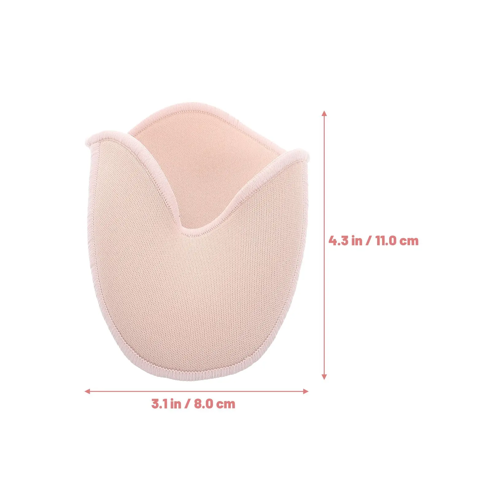 Ballet Pointe Set Ballet Shoes Pointe Toe Pads High Heel toe Protector Pads Front Feet Inserts Cushion Wear-resistant Protectors