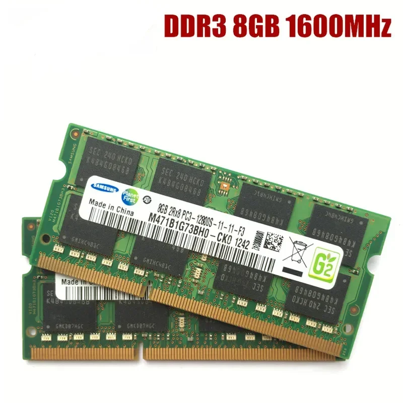 Samsung DDR3 1GB 2GB 4GB 8GB 1066 1333 1600 MHz PC3 PC3L 8500S 10600S 12800S Laptop memory notebook RAM